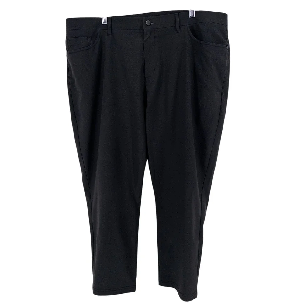 LOT OF 2 Public Rec Mens 44x28 5-Pocket Chino Pants‎ Navy Blue & Black Golf Tech